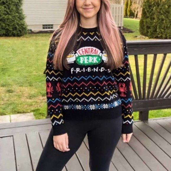 FRIENDS Sweaters - Friends Sweater Central Perks Coffee Winter Xmas Ugly Celeb TV Show Lobster XL